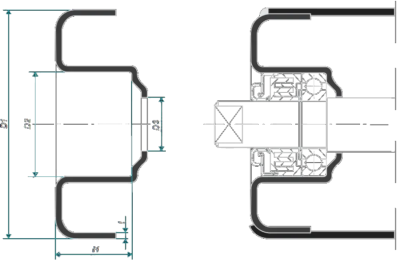 Корпус подшипника тип PKB
