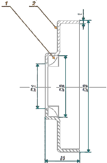 Уплотнительная крышка с сальником